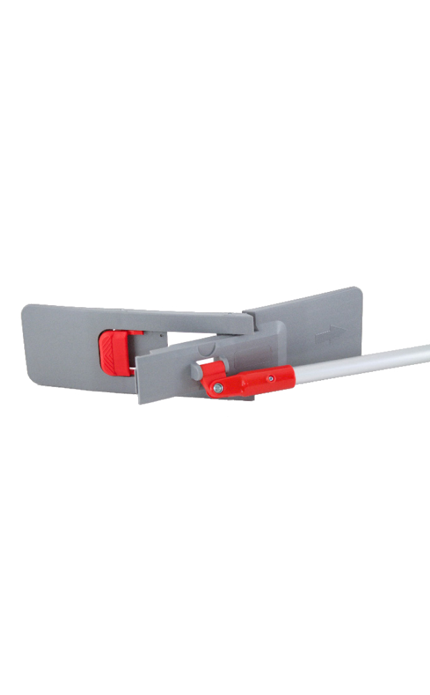Kunststoffklapphalter (40 cm) und Aluminium Stiel (140 cm)